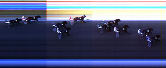 Målfoto for løp 4 på bane LE den 07.10.2014
